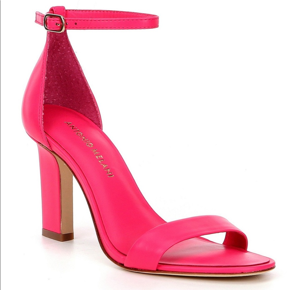 NWT Antonio Melani Stacen Leather Dress Sandal